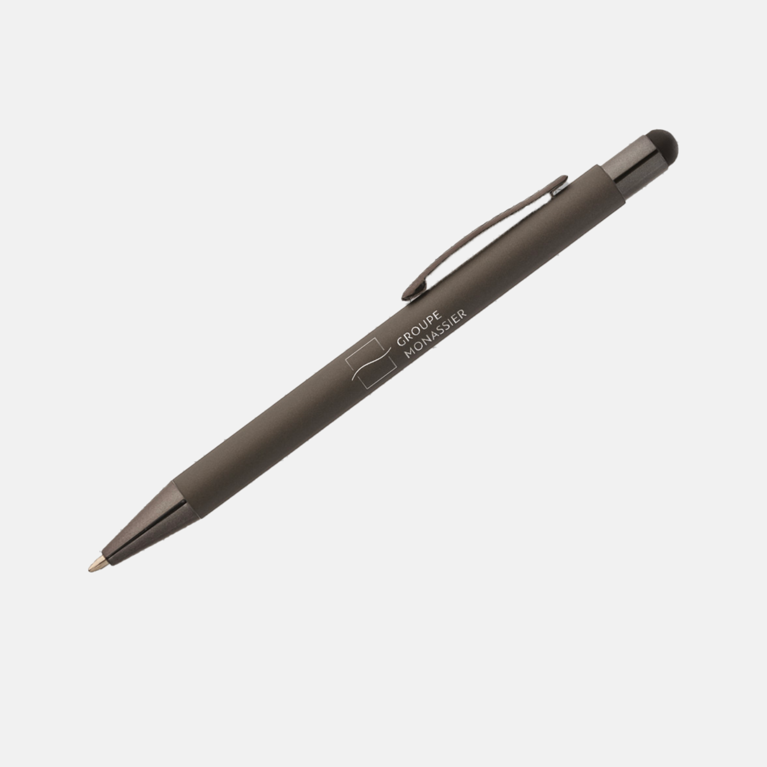 Lot de 100 - Stylos color touch métal mine noire